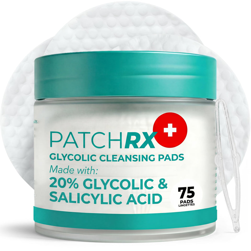 PatchRx front packaging showing jar and label benefits