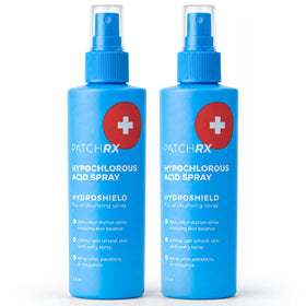 PatchRx front packaging showing bottle and calming design for quick hydration