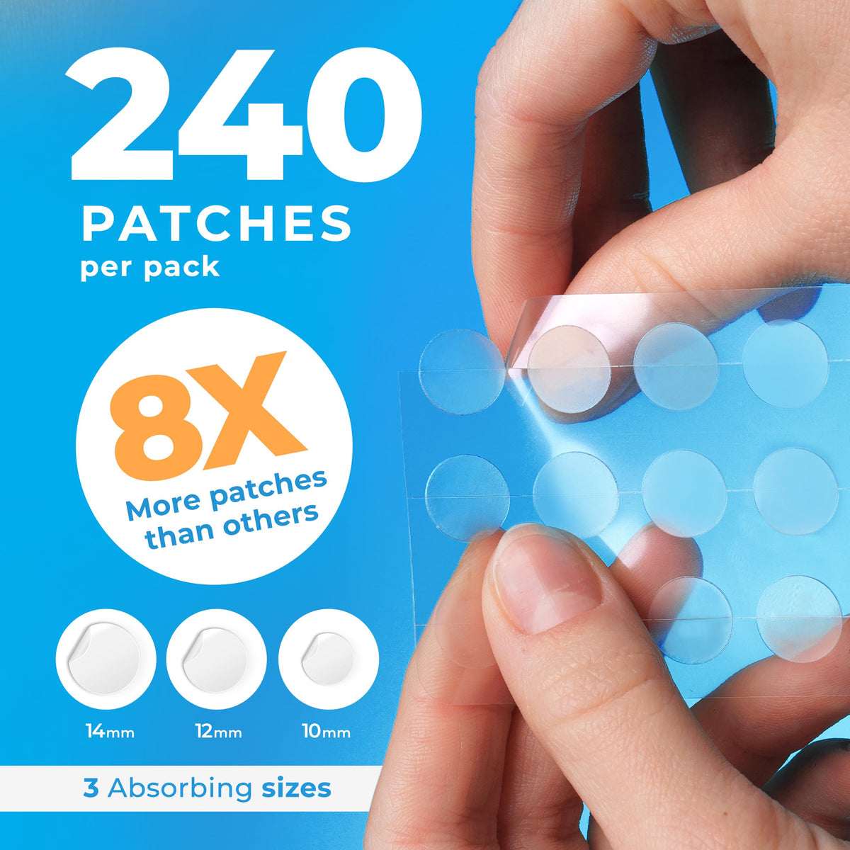 PatchRx patches packed in travel bag for on-the-go blemish care