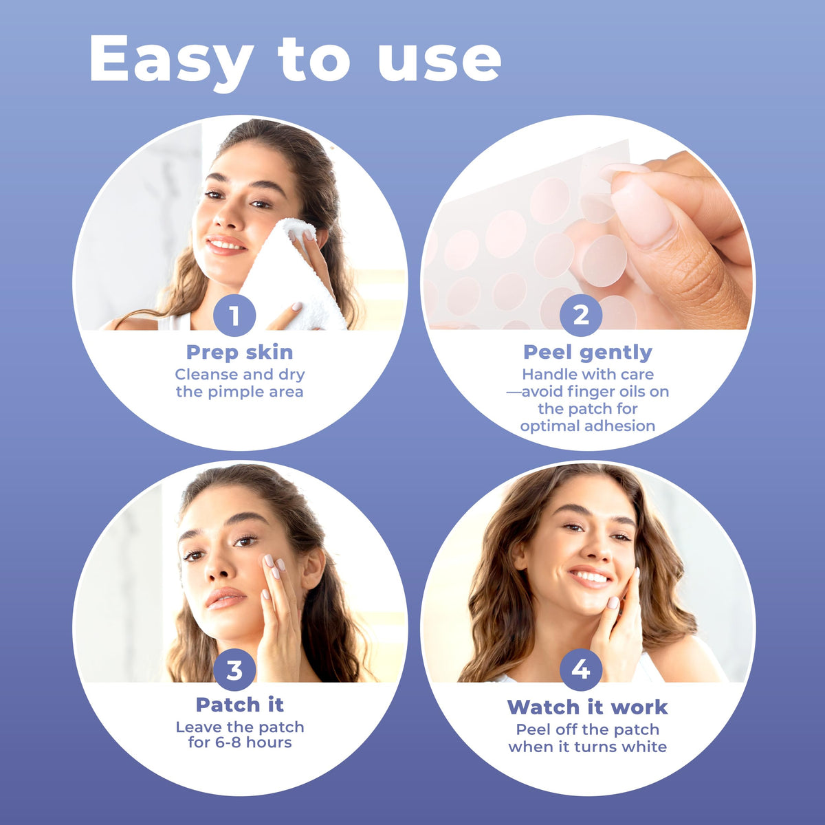 PatchRx label detail showing tea tree and salicylic acid benefits