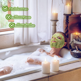 Patelai jade mask inside refrigerator ready to chill for cooling therapy