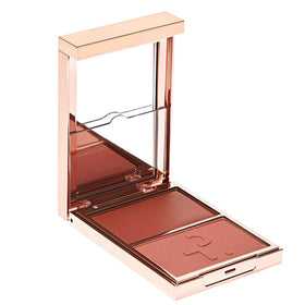 PATRICK TA compact front view showing both crème and powder for travel-friendly versatility