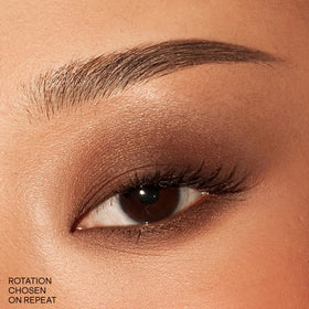 PATRICK TA model wearing palette from soft daytime to intensified evening look for versatility