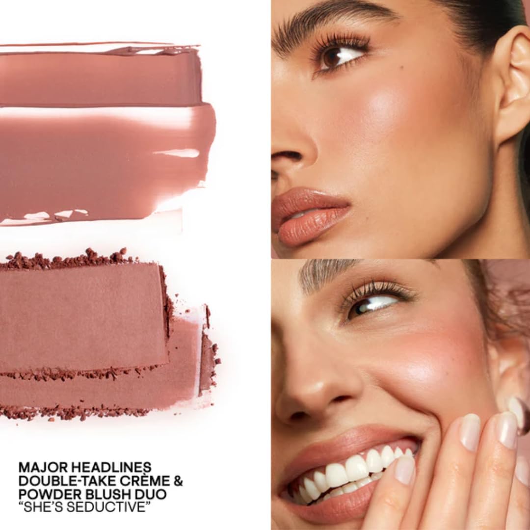 Patrick Ta close-up of cream and powder texture for seamless blendability