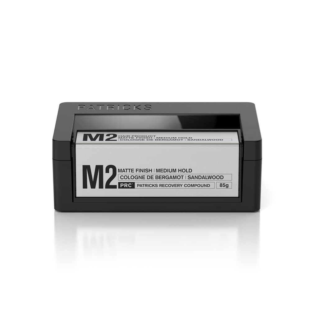 PATRICKS M2 result on a model with textured quiff showing natural matte look