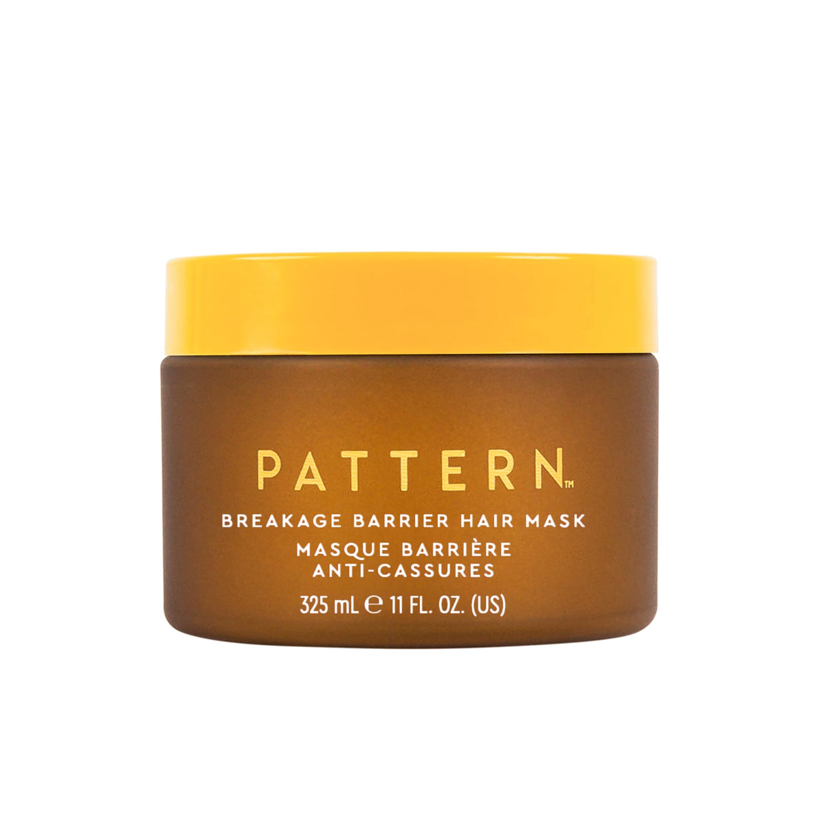 PATTERN front packaging showing jar and branding, highlights nourishing mask benefit