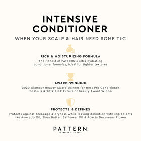 PATTERN shea butter and avocado visual highlighting nourishing ingredients