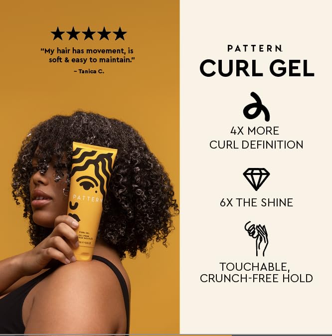 PATTERN curl gel creamy texture close-up for easy distribution