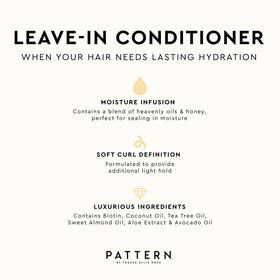 PATTERN droplet on hair strand showing targeted hydration and visible sheen