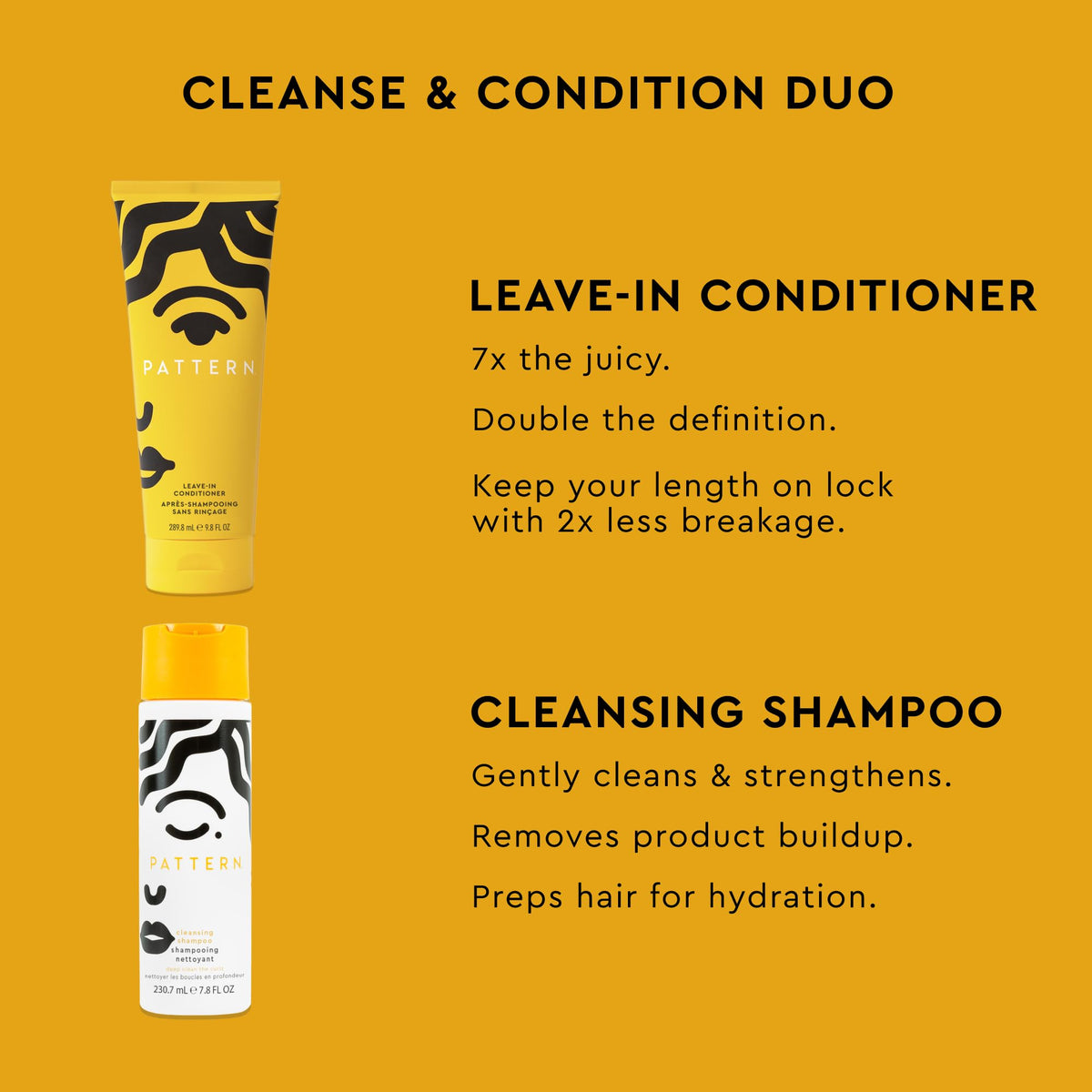 PATTERN leave-in conditioner pump close-up demonstrating easy dispensing and control
