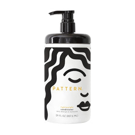 PATTERN lightweight conditioner front bottle showing size and branding, adds manageable moisture