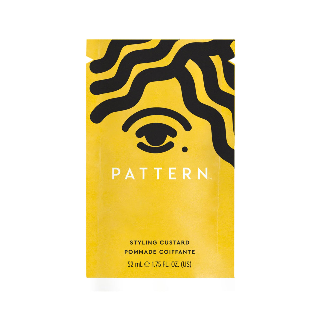 PATTERN model with defined curls demonstrating shape, bounce, and shine