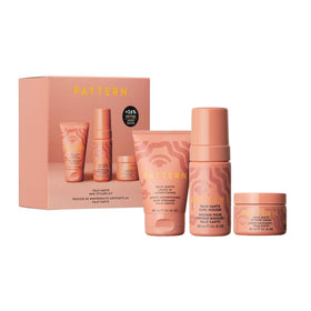 PATTERN front packaging showing mini kit and clear product labeling for travel convenience