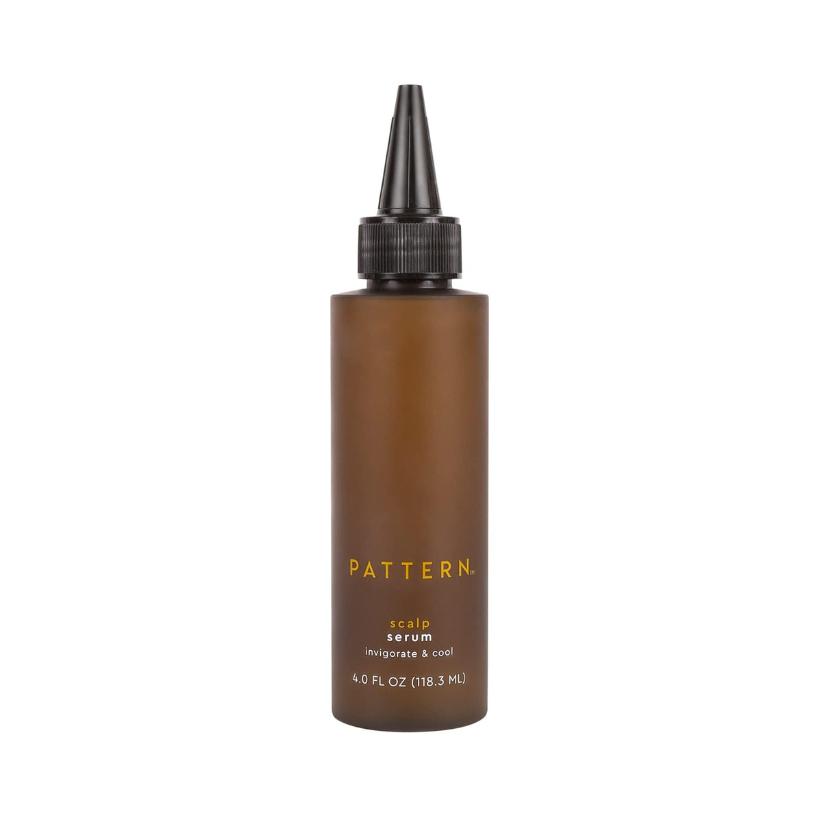 PATTERN front bottle view showing label and soothing serum benefit