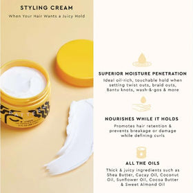 PATTERN strong hold gel jar with lid emphasizing long-lasting style support