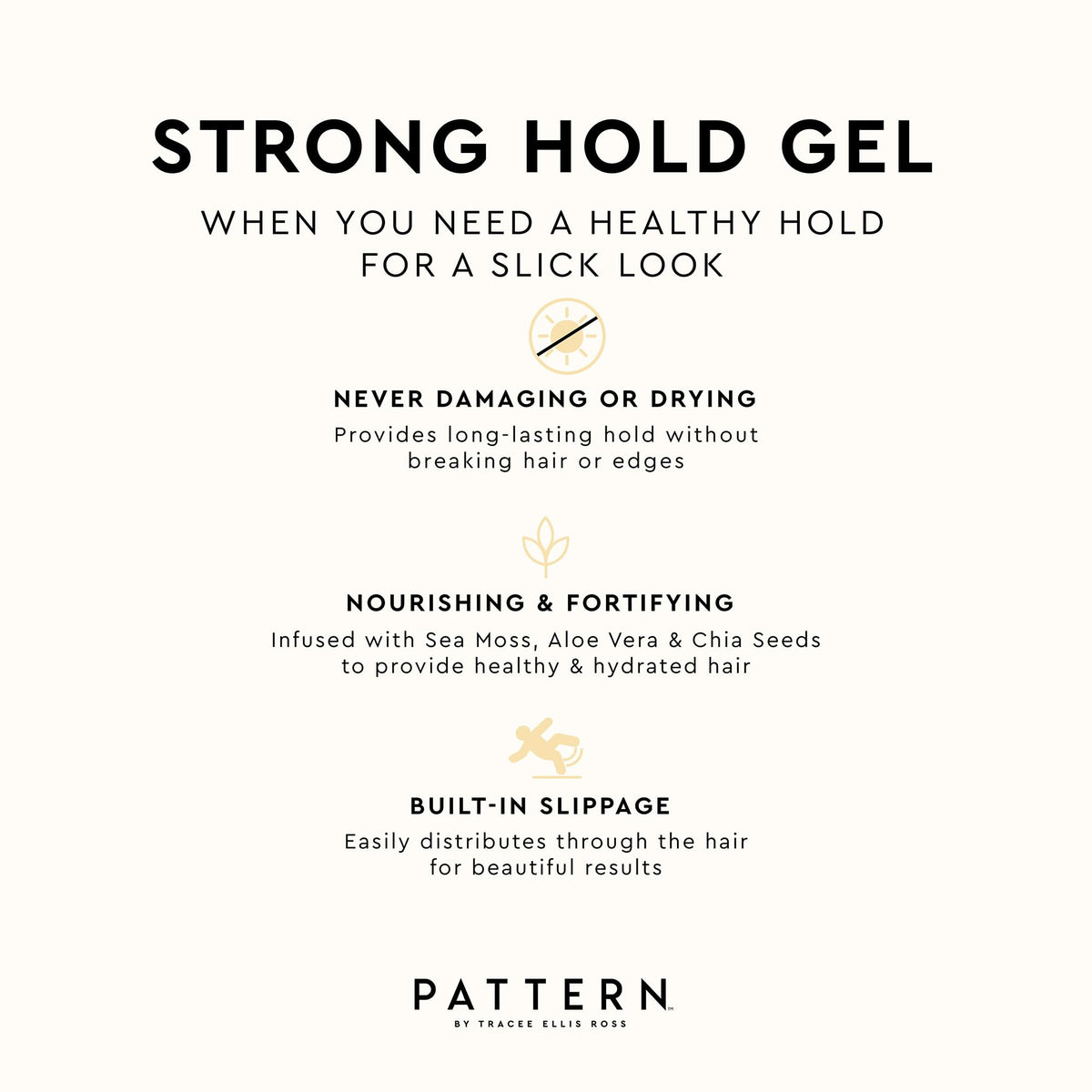PATTERN styled wash-and-go lifestyle image illustrating long-lasting definition
