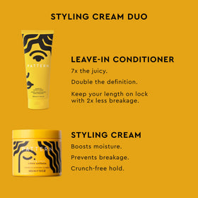 PATTERN styling cream jar close-up highlighting creamy texture and rich emollients