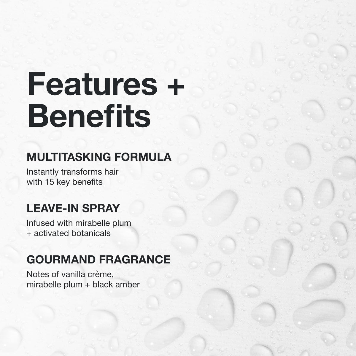 Paul Mitchell back label details showing ingredients and usage directions