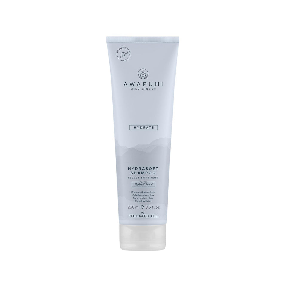Awapuhi Wild Ginger front packaging showing Paul Mitchell branding and hydrating benefits