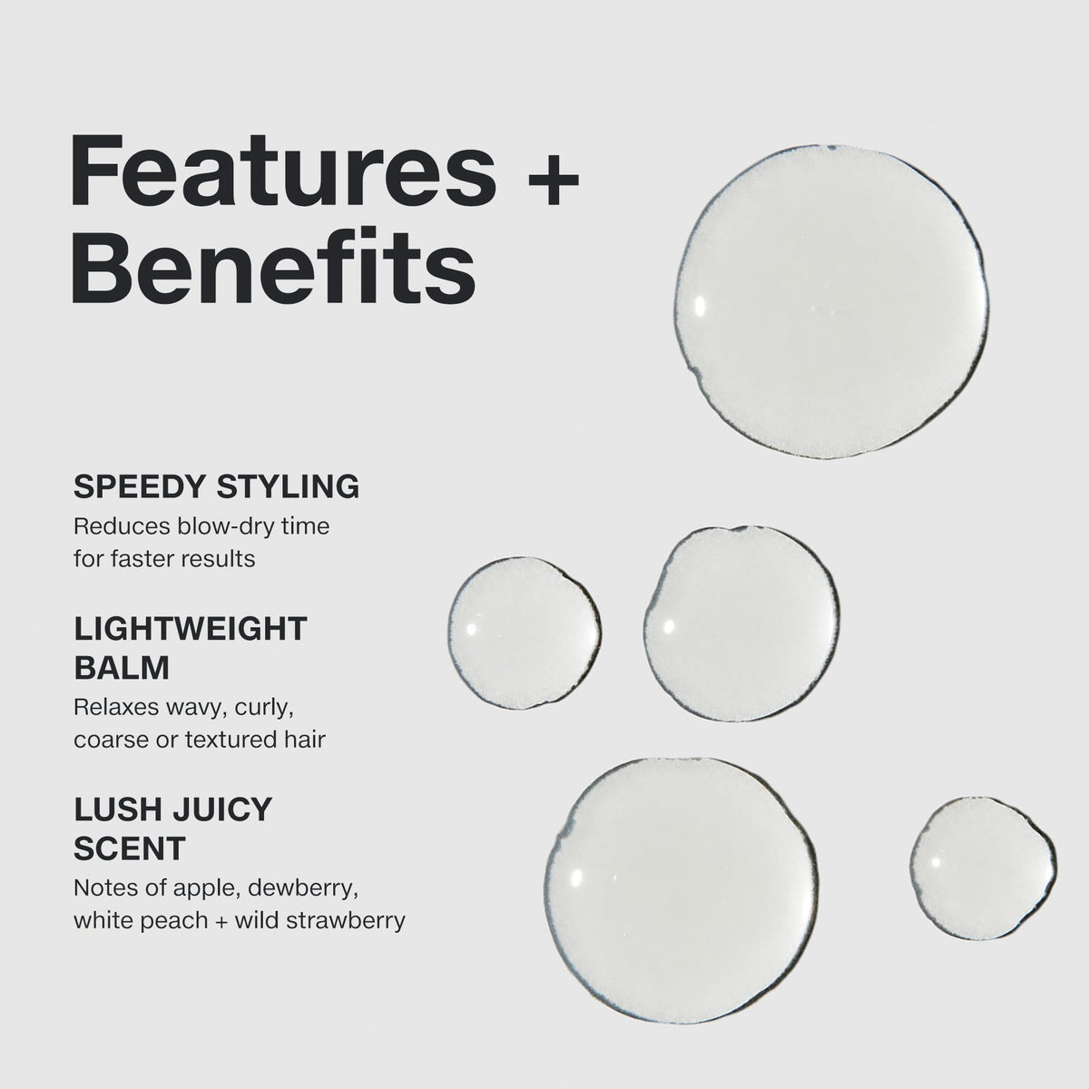 Paul Mitchell balm texture dispensed on hand illustrating lightweight, non-greasy feel