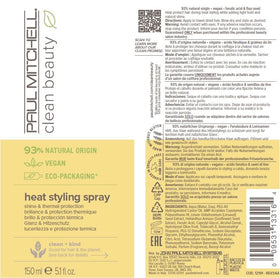 Paul Mitchell spray sitting on vanity showing salon-ready styling and tidy storage