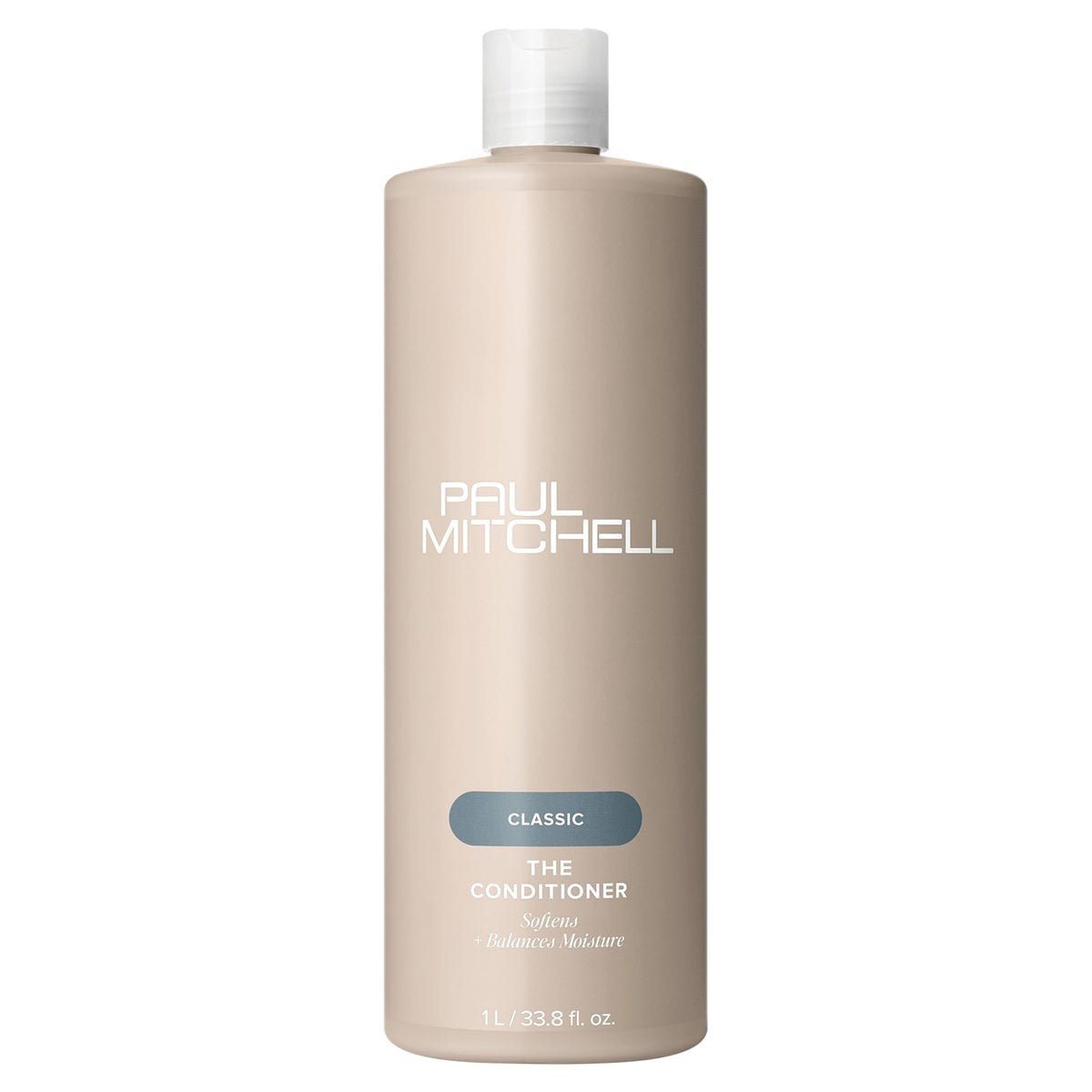 Paul Mitchell duo in a bathroom styling lifestyle scene illustrating salon-quality results and everyday manageability