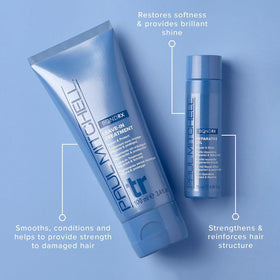 Paul Mitchell Bond Rx creamy texture on hand demonstrating lightweight conditioning benefit