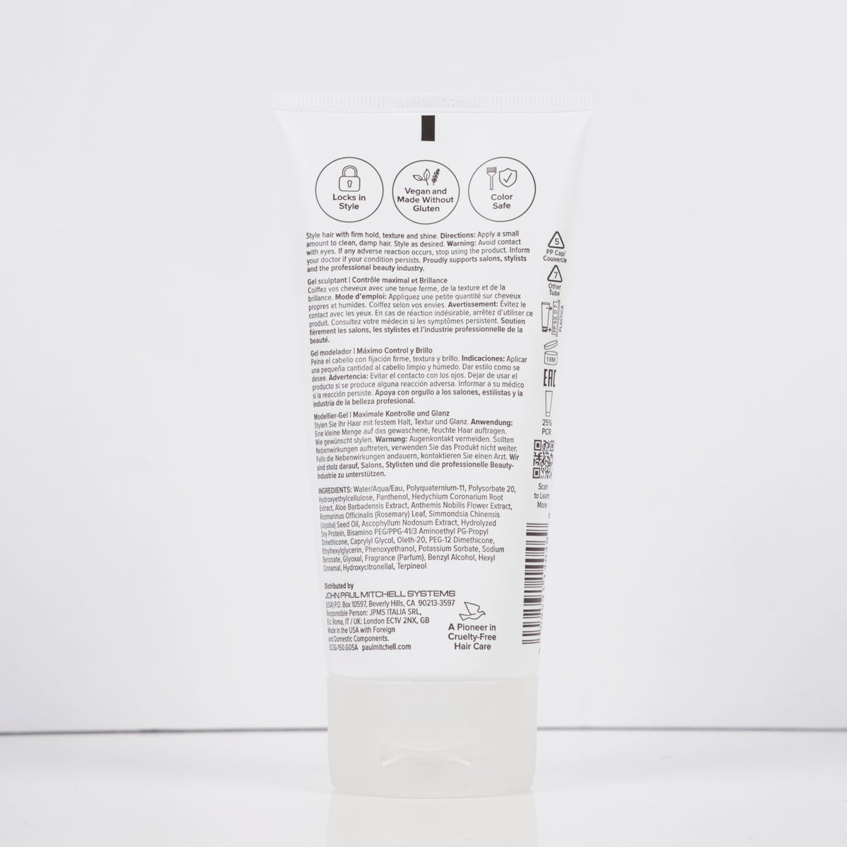 Paul Mitchell bottle in salon setting showing professional styling use