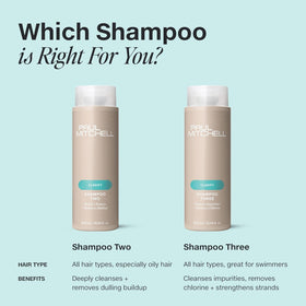 Paul Mitchell bottle recycled materials mark showcasing eco-friendly packaging benefit