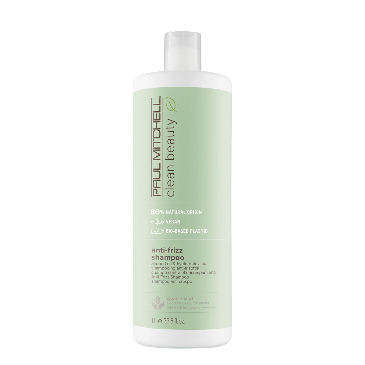 Paul Mitchell front bottle showing label and 33.8 fl oz size for easy identification and value