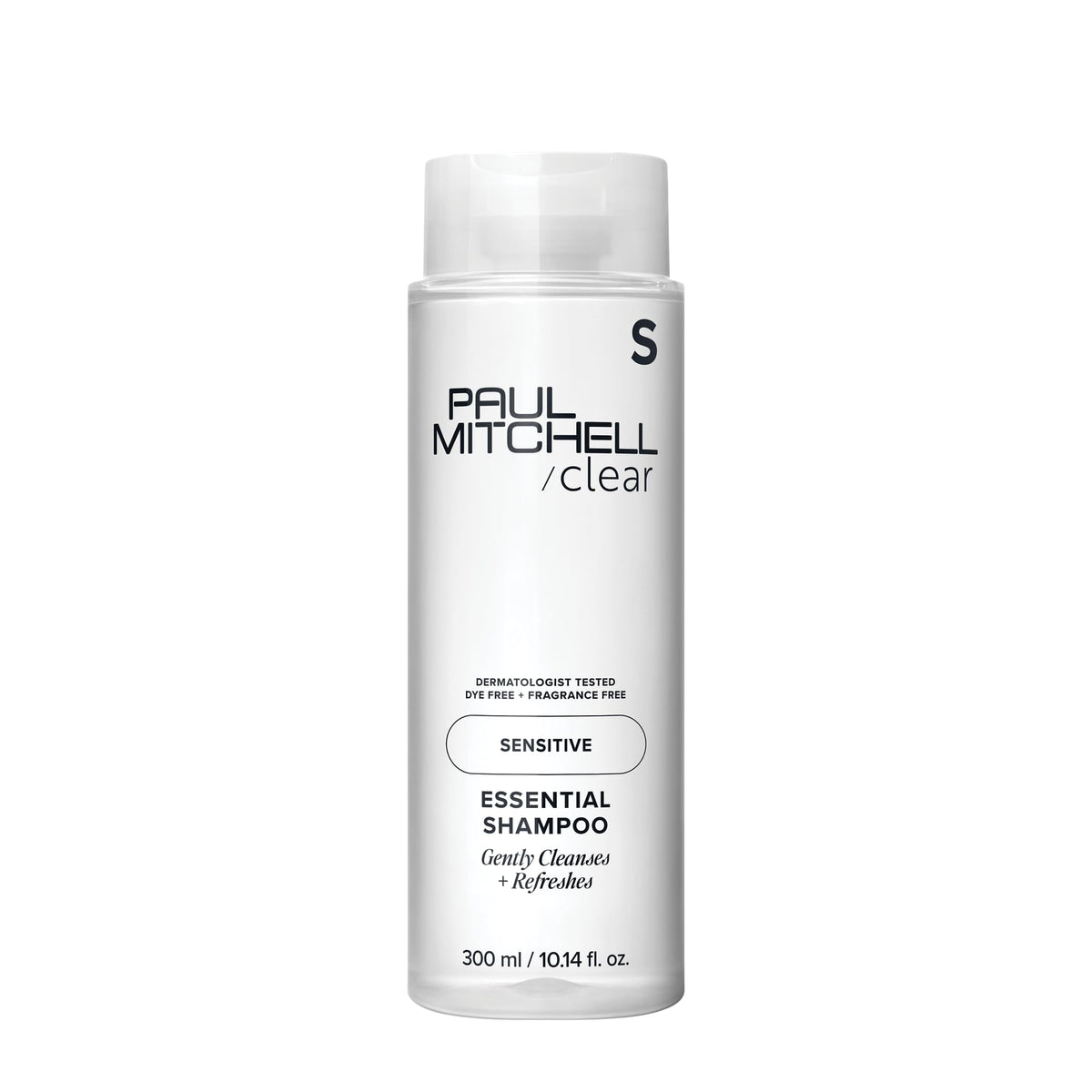 Paul Mitchell bottle front packaging highlighting fragrance-free benefit