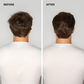 Paul Mitchell clear shampoo texture pour demonstrating lightweight rinseability
