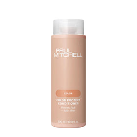 Paul Mitchell bottle front packaging showing brand and color protection benefit