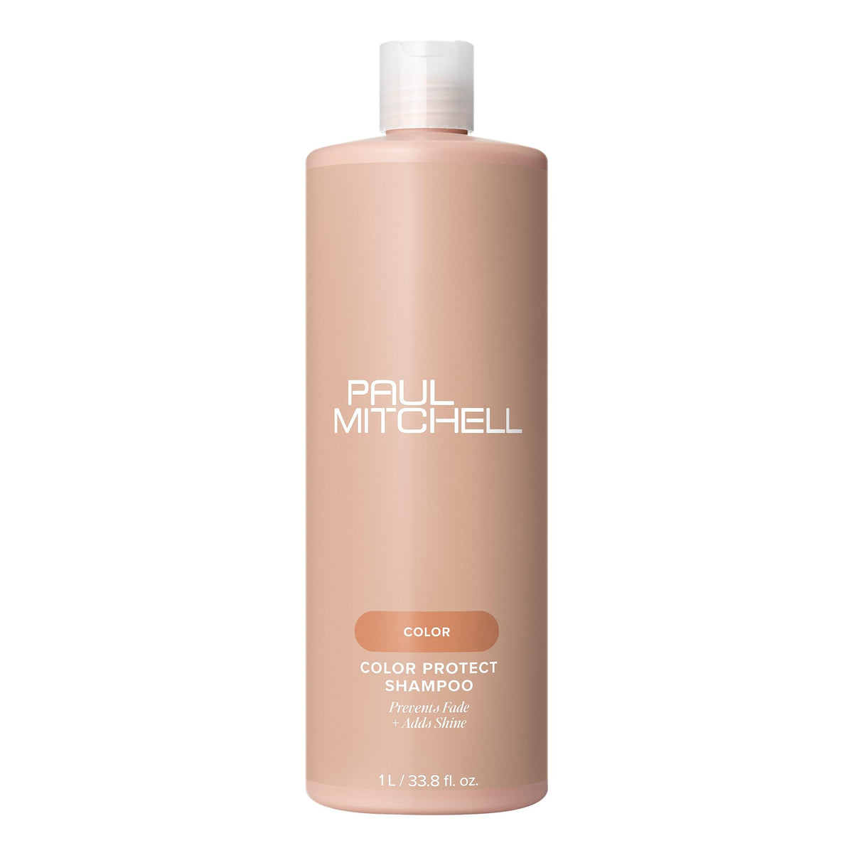 Paul Mitchell front packaging showing bottle and product name with benefit