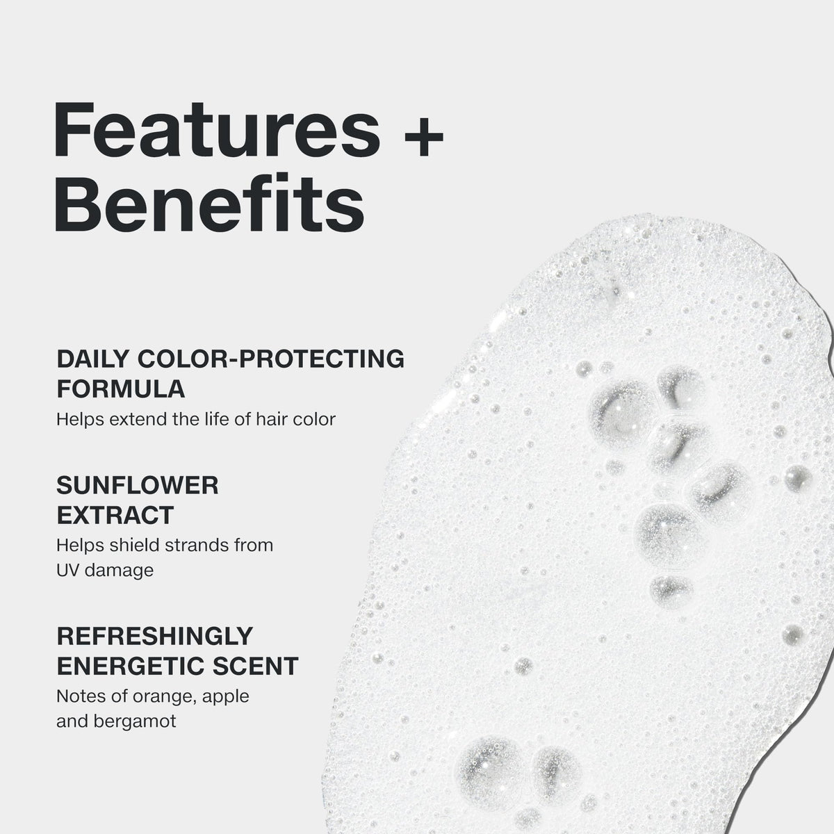 Paul Mitchell shampoo foam texture close-up showing gentle cleansing benefit