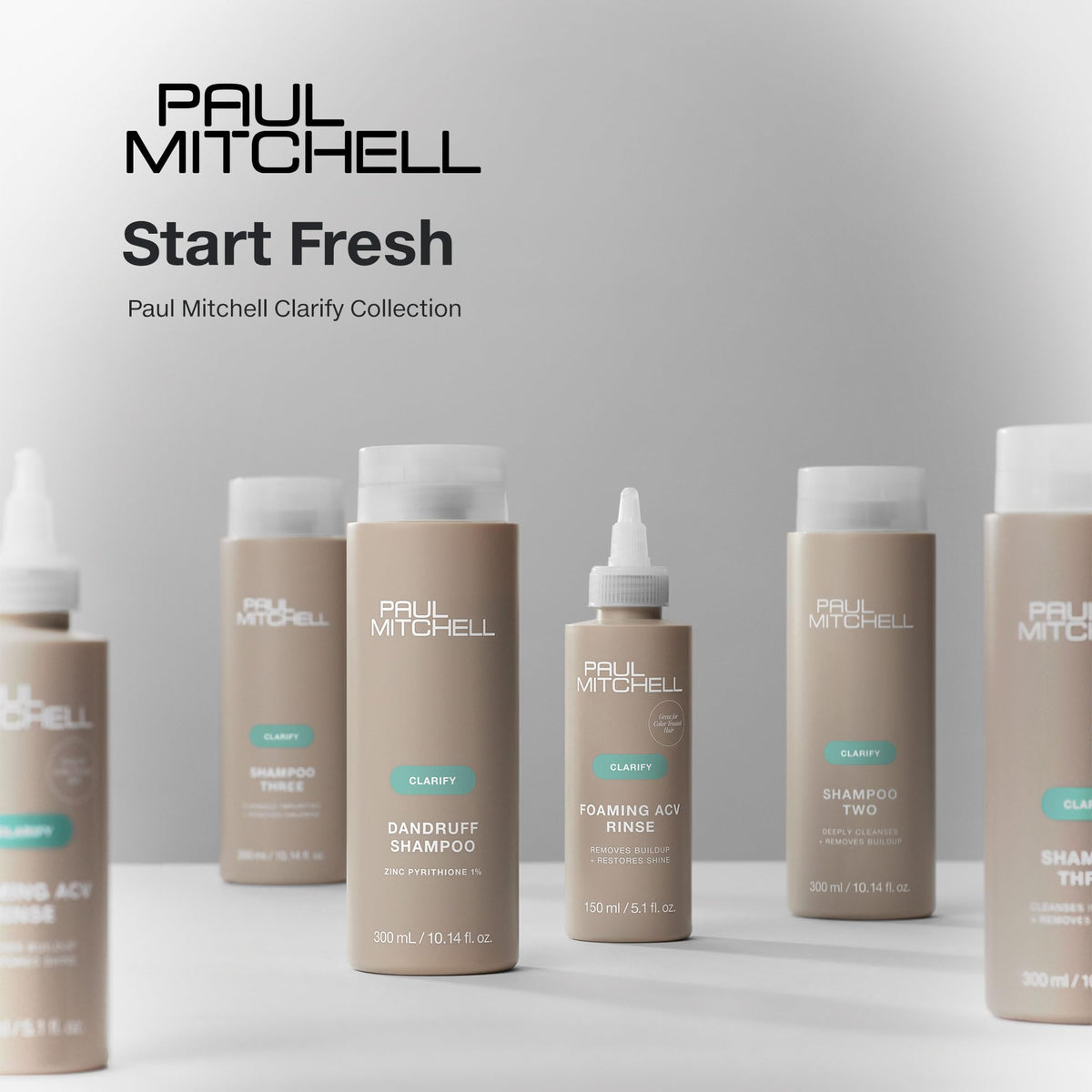 Paul Mitchell product label close-up highlighting 1% zinc pyrithione