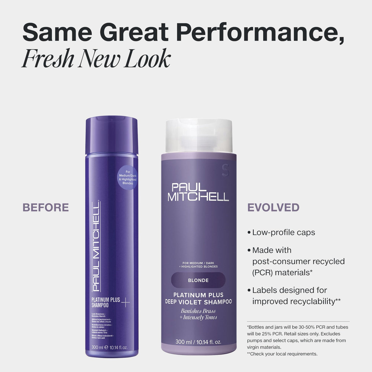 Paul Mitchell close-up of deep violet shampoo texture and toning power