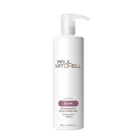 Paul Mitchell bottle front packaging shows product and volume benefits