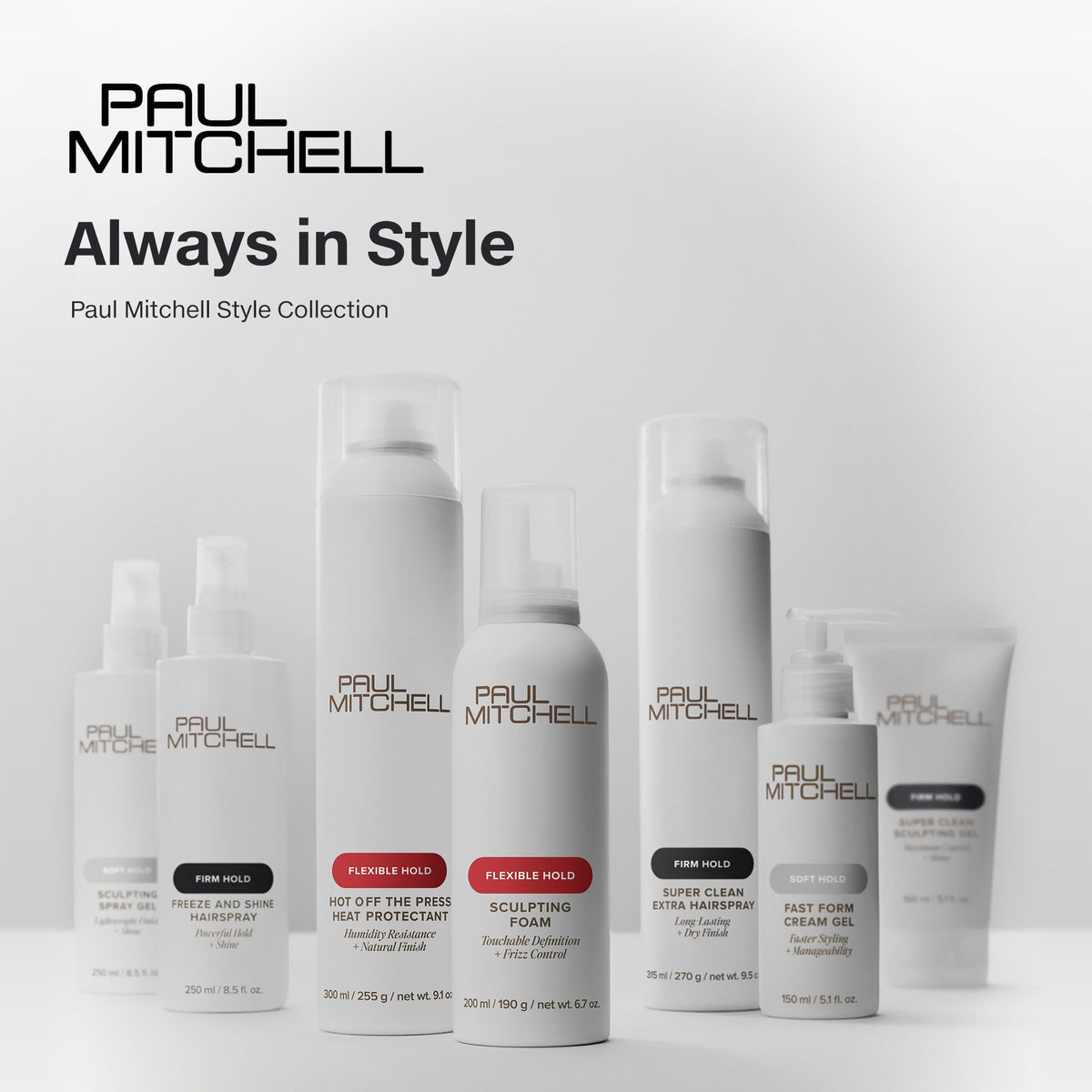 Paul Mitchell bottle in hand for scale showing 5.1 fl oz size and travel-friendly convenience