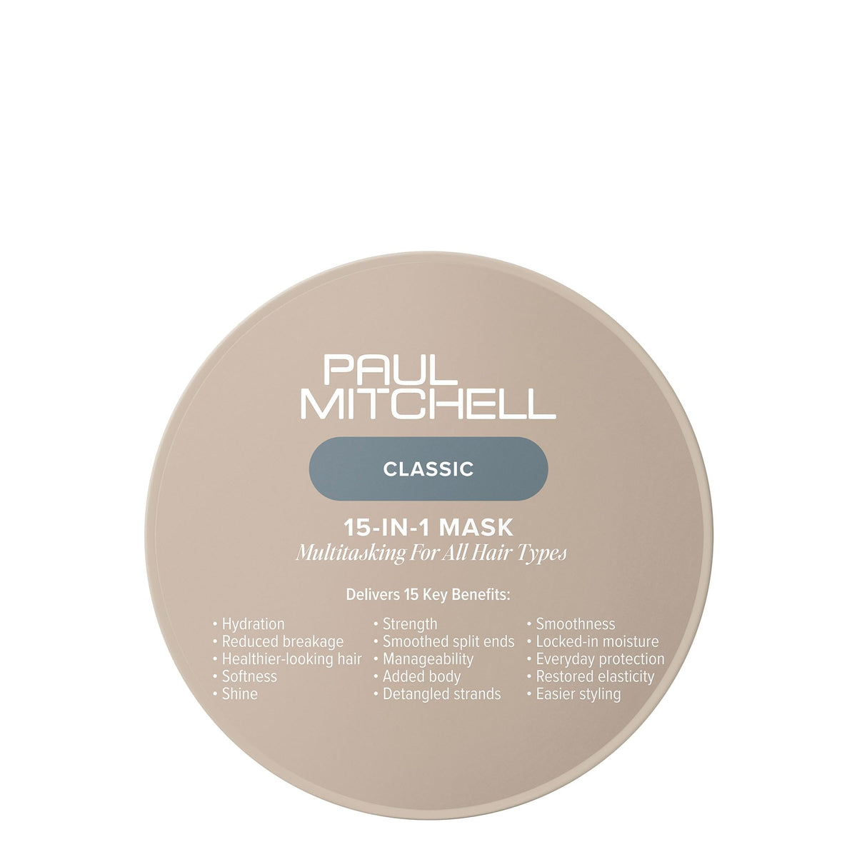 Paul Mitchell jar front view showing label and product benefits
