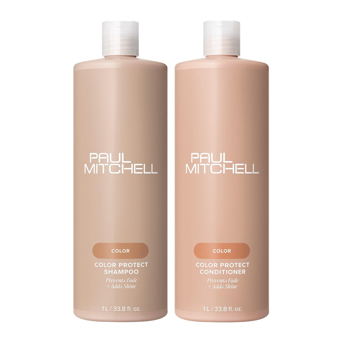 Paul Mitchell bottles front packaging showing labels and salon-grade protection