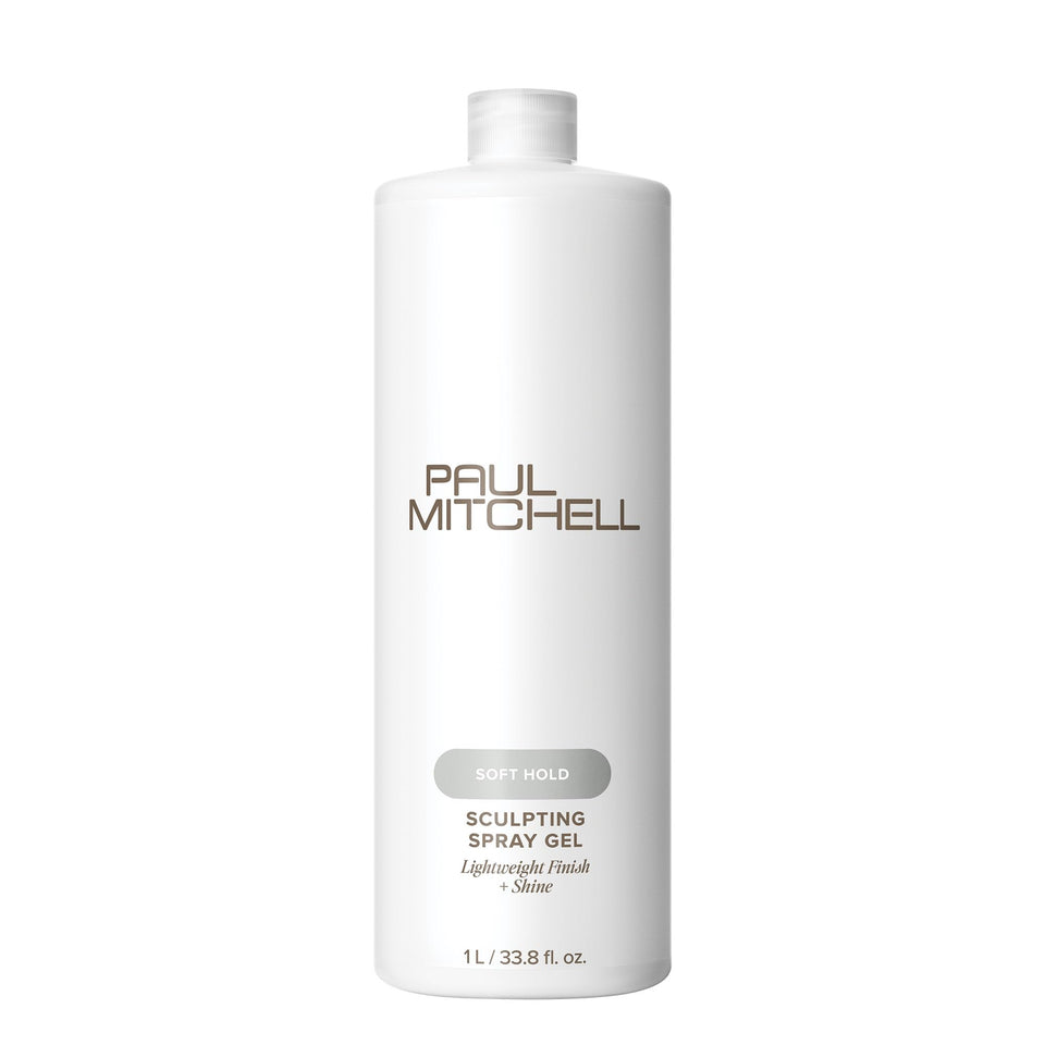 Paul Mitchell front packaging showing product and glossy finish benefit