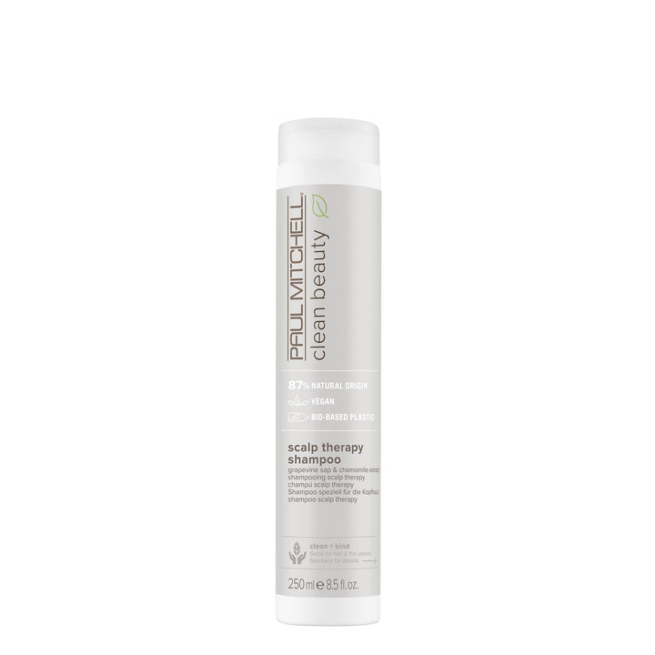 Paul Mitchell front packaging showing clean-beauty bottle and scent