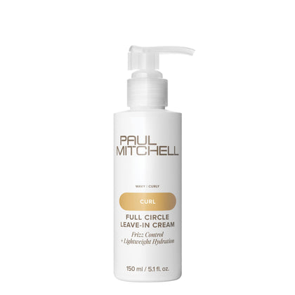 Paul Mitchell full circle front packaging showing product and size benefit hydration