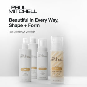 Paul Mitchell full circle lifestyle bathroom shelf suggesting daily routine benefit