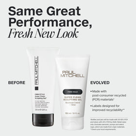 Paul Mitchell gel texture close-up showing gel clarity and consistency