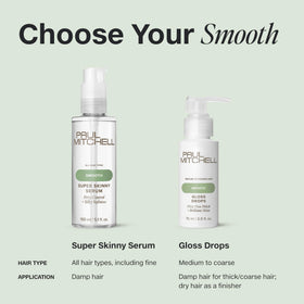 Paul Mitchell Gloss Drops packaging highlighting post-consumer recycled materials and recyclability