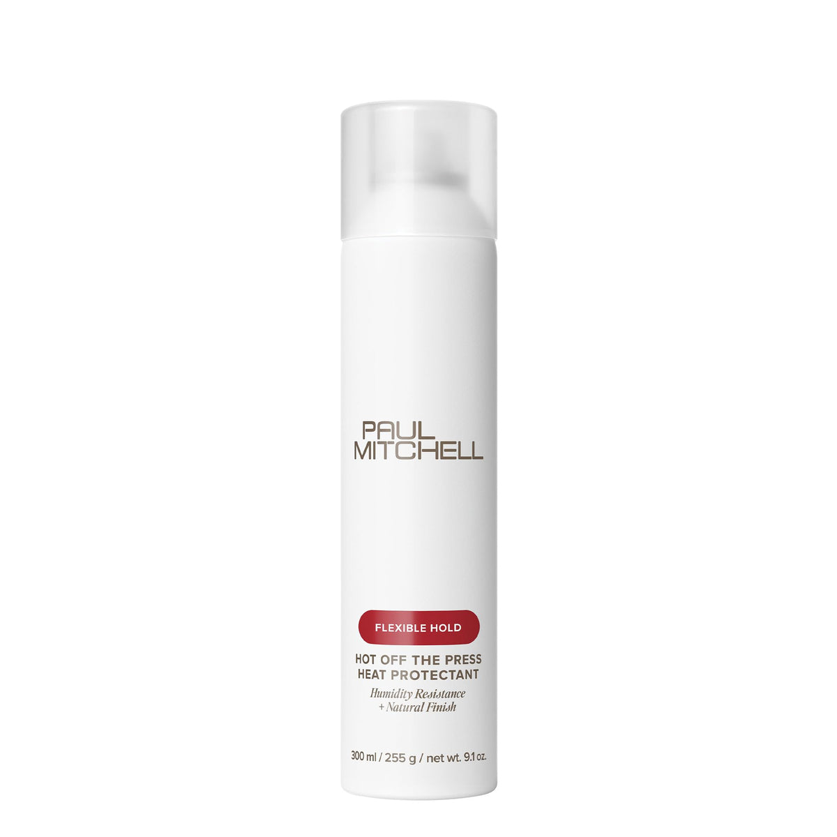 Paul Mitchell front packaging showing product and natural finish benefit