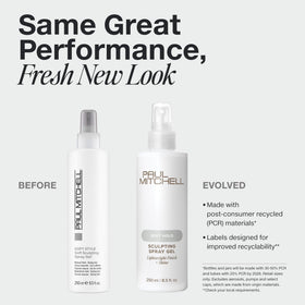Paul Mitchell label close-up highlighting scent and ingredient information