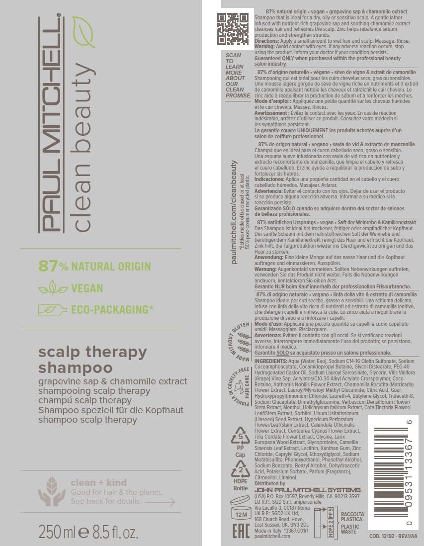 Paul Mitchell on bathroom shelf styled to show everyday scalp care